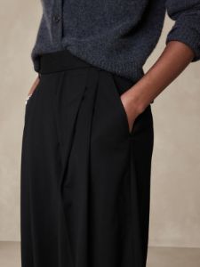 Siena Wide-Leg Italian Wool Pant sold by Banana Republic