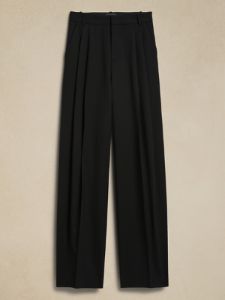 Siena Wide-Leg Italian Wool Pant sold by Banana Republic