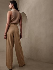 Siena Wide-Leg Italian Wool Pant sold by Banana Republic