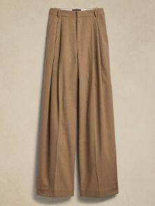 Siena Wide-Leg Italian Wool Pant sold by Banana Republic