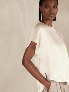 Bliss Silk Dolman Top sold by Banana Republic