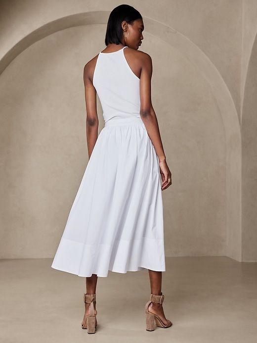 Laurel Poplin Skirt sold by Banana Republic product image thumbnail 2