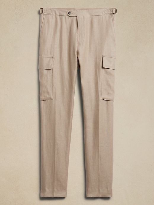Linen Cargo Dress Pant sold by Banana Republic product image thumbnail 4