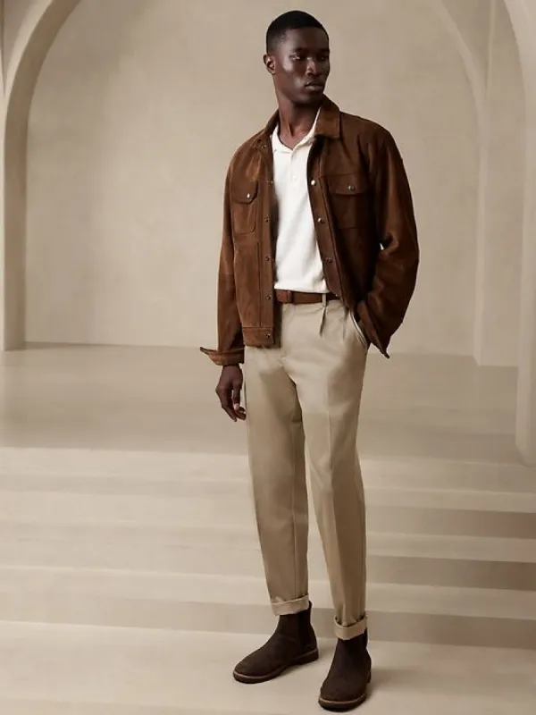 Pleated Core Temp Pant sold by Banana Republic