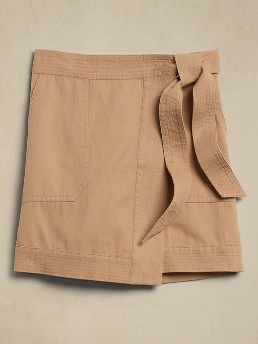 Tessa Cotton-Linen Mini Skirt sold by GAP product image thumbnail 4