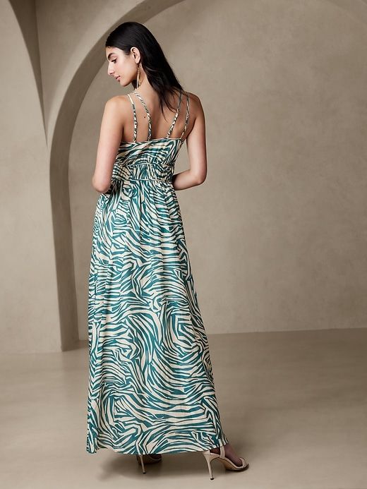 Rosalia Cotton-Silk Maxi Dress sold by GAP product image thumbnail 2