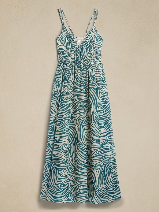Rosalia Cotton-Silk Maxi Dress sold by GAP product image thumbnail 4