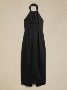 Lisa Linen Midi Dress sold by Banana Republic