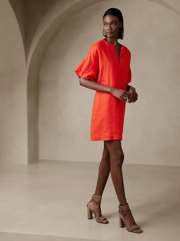 Colette Linen Mini Dress sold by GAP