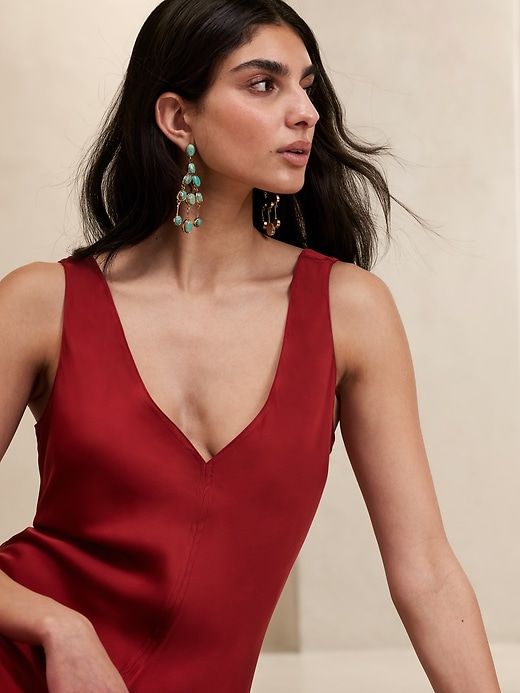 Turquoise Statement Earrings | Aureus + Argent sold by GAP product image thumbnail 2