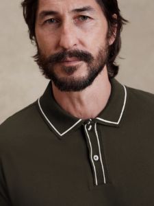Luxury-Touch Pique Polo sold by Banana Republic
