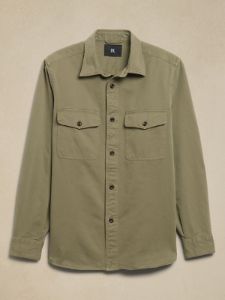 Malo Twill Shirt Jacket sold by Banana Republic