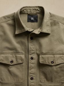 Malo Twill Shirt Jacket sold by Banana Republic