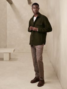 Tristan Bouclé Shirt Jacket sold by Banana Republic