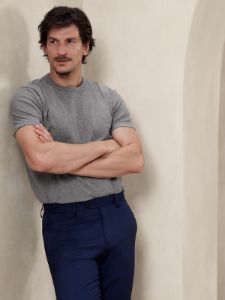 Rugged Slub Crew-Neck T-Shirt sold by Banana Republic