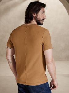 Rugged Slub Henley T-Shirt sold by Banana Republic