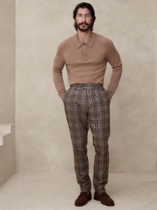 Caleta Italian Tweed Suit Pant sold by Banana Republic