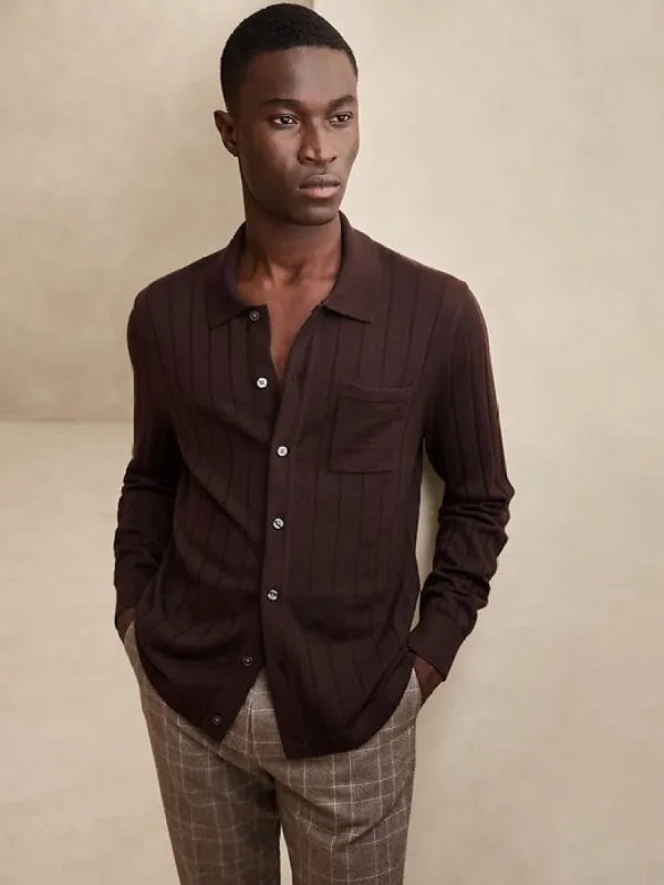 Salta Merino Sweater Polo sold by Banana Republic