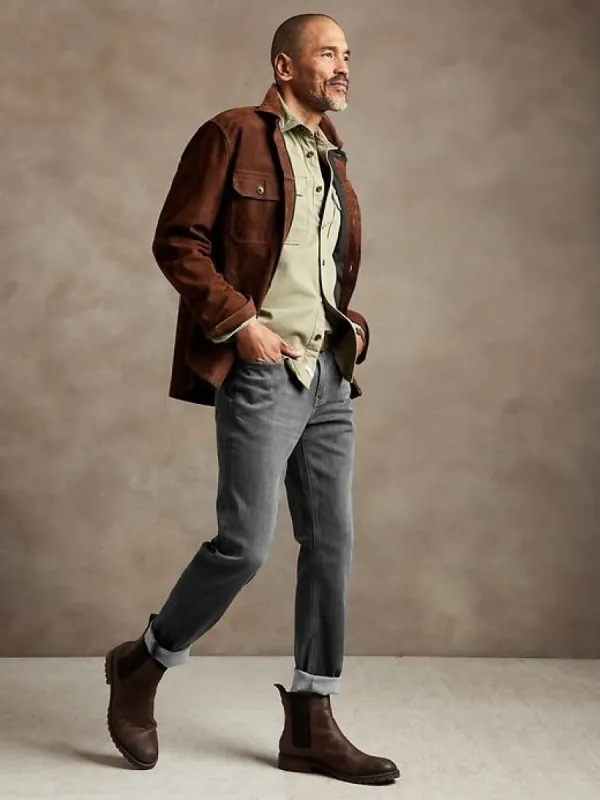 Tapered LUXE Traveler Jean sold by GAP