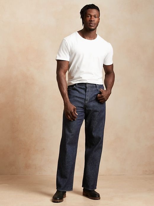 Relaxed Organic Cotton Jean sold by Banana Republic product image thumbnail 5