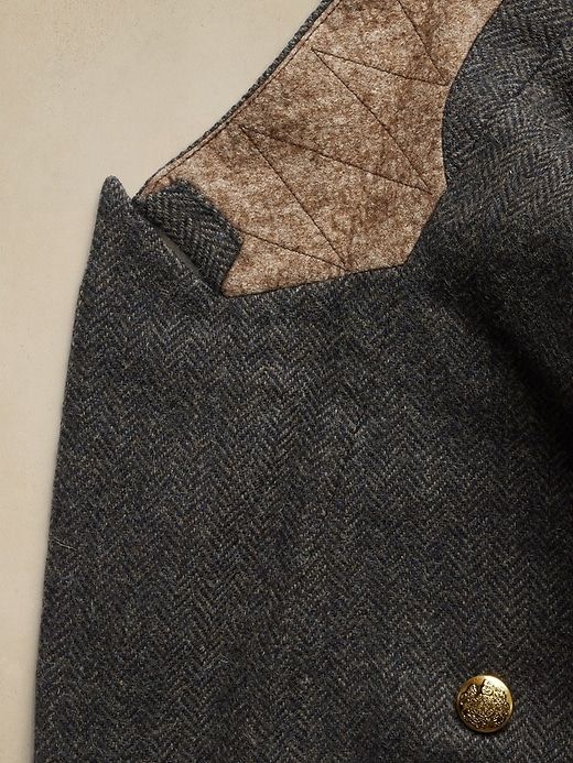Italian Herringbone Captain's Blazer sold by Banana Republic product image thumbnail 5