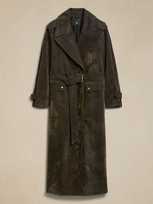 Amalia Velour Trench Coat sold by Banana Republic product image thumbnail 4