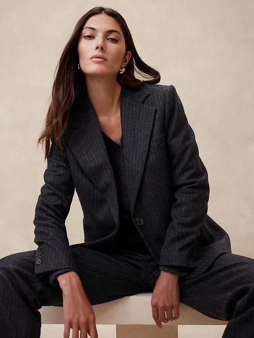 Arama Italian Flannel Blazer sold by Banana Republic product image thumbnail 3