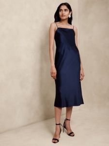 Edina Silk Midi Dress sold by Banana Republic