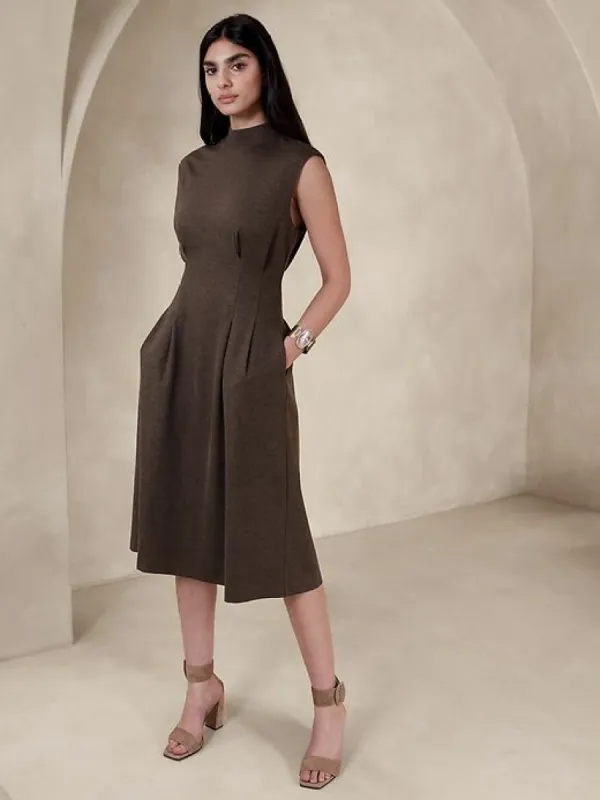 Rabia Ponte Midi Dress sold by GAP