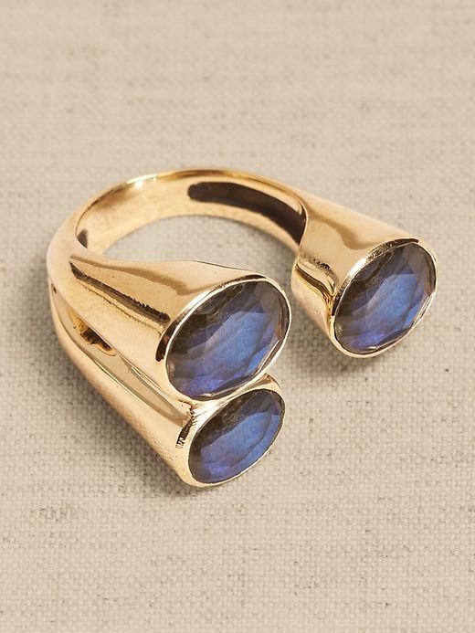 Irsa Triple-Labradorite Ring | Aureus + Argent sold by Banana Republic
