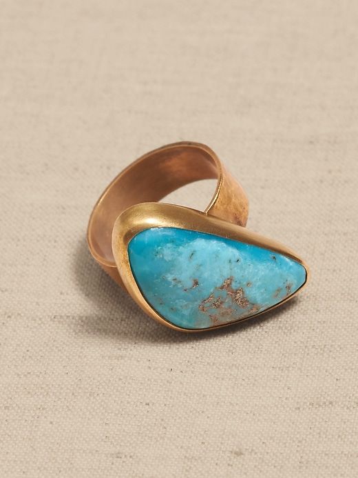Sonora Turquoise Ring | Aureus + Argent sold by Banana Republic
