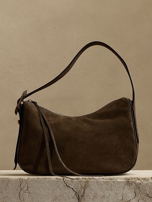 Ravello Suede Shoulder Bag sold by Banana Republic