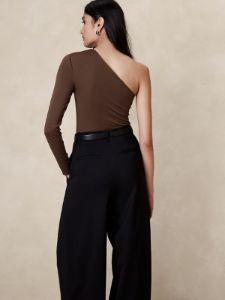 Cotton-Modal One-Sleeve Top sold by Banana Republic