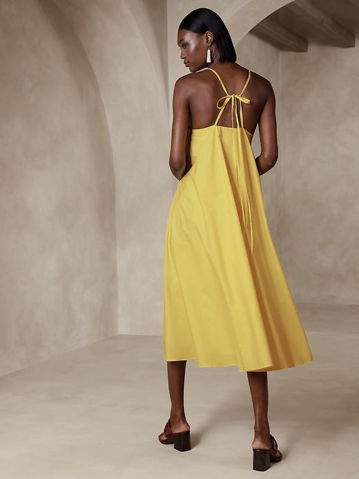 Dana Poplin Midi Dress sold by GAP