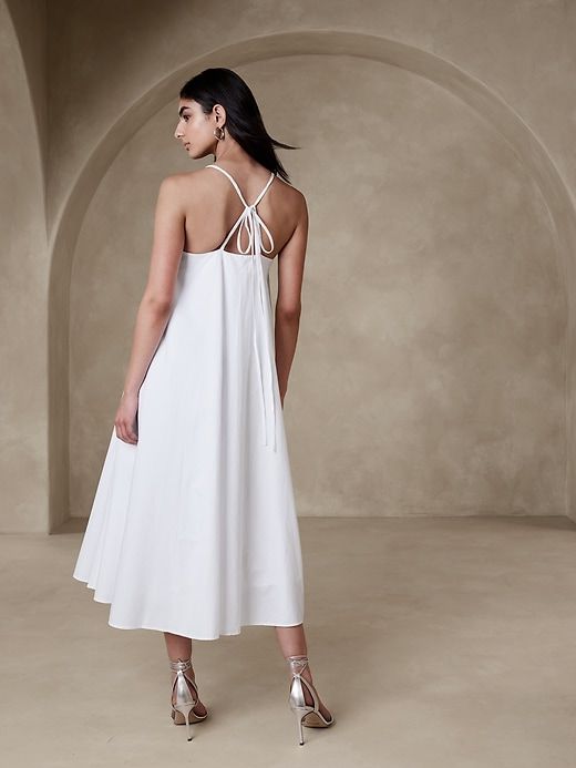 Dana Poplin Midi Dress sold by GAP product image thumbnail 2