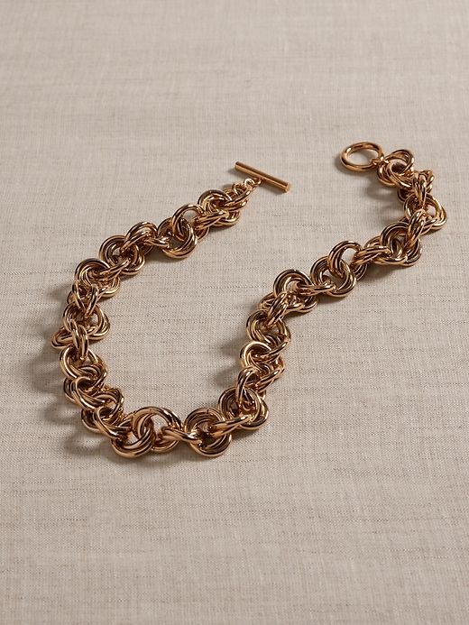 Ravena Jumbo Link Necklace | Aureus + Argent sold by Banana Republic product image thumbnail 3