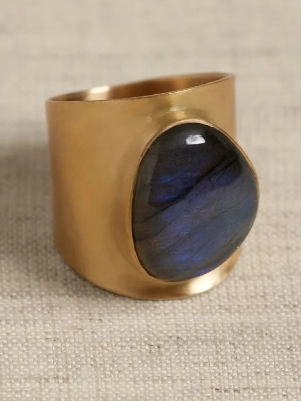 Alayna Labradorite Ring | Aureus + Argent made by Banana Republic