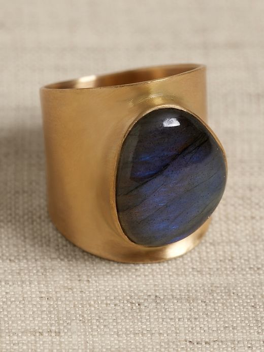 Alayna Labradorite Ring | Aureus + Argent sold by Banana Republic