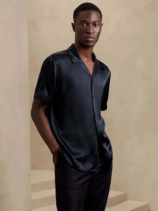Lyam Silk Resort Shirt sold by GAP
