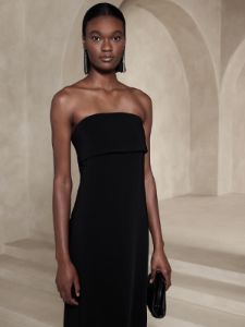 Lyonette Strapless Crepe Midi Dress sold by GAP