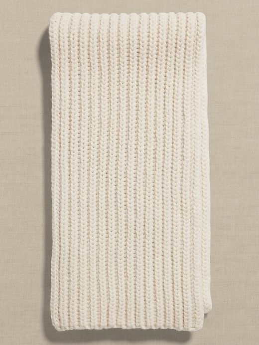 Jaime Wool-Cashmere Scarf sold by Banana Republic