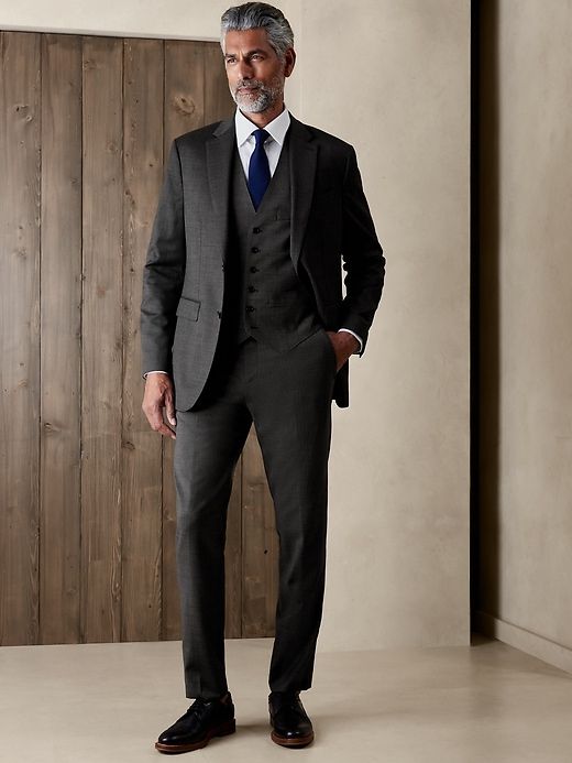 Signature Italian Nailhead Suit Pant sold by Banana Republic