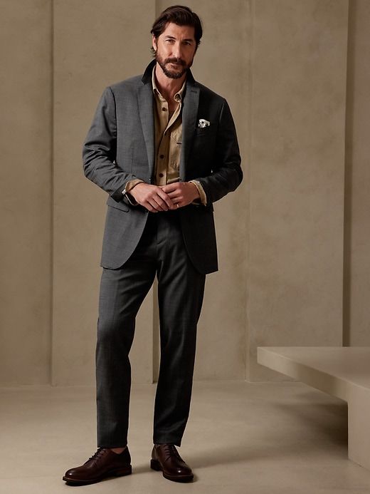 Signature Italian Nailhead Suit Pant sold by Banana Republic product image thumbnail 5