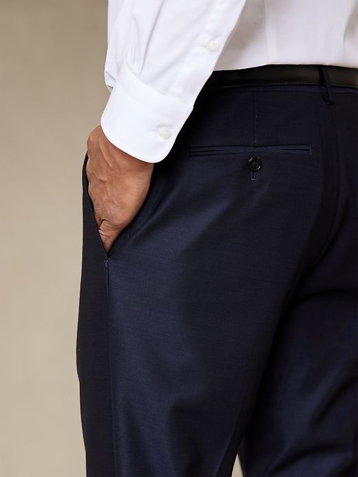 Signature Italian Hopsack Suit Pant sold by Banana Republic product image thumbnail 3