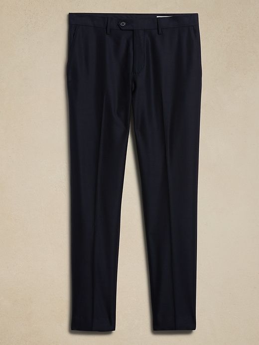 Signature Italian Hopsack Suit Pant sold by Banana Republic product image thumbnail 4