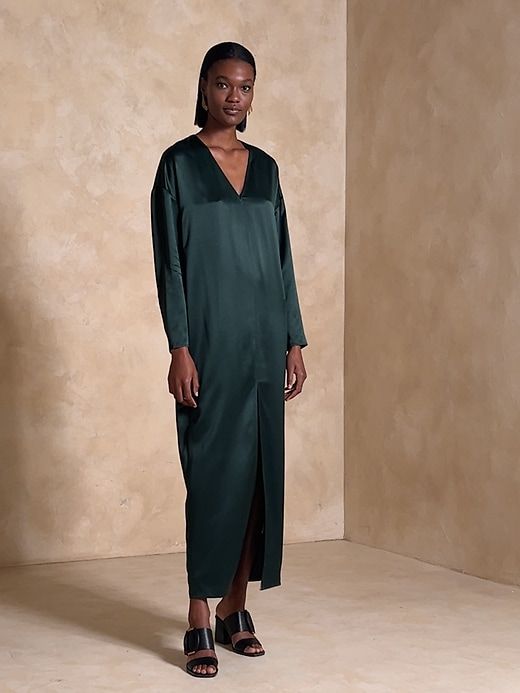 Dona Silk Maxi Dress sold by Banana Republic product image thumbnail 5