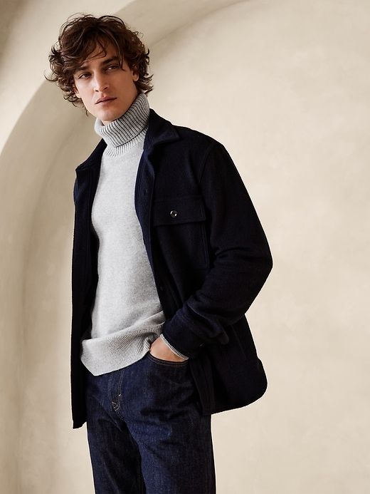 Jaime Merino-Cashmere Turtleneck Sweater sold by Banana Republic product image thumbnail 4