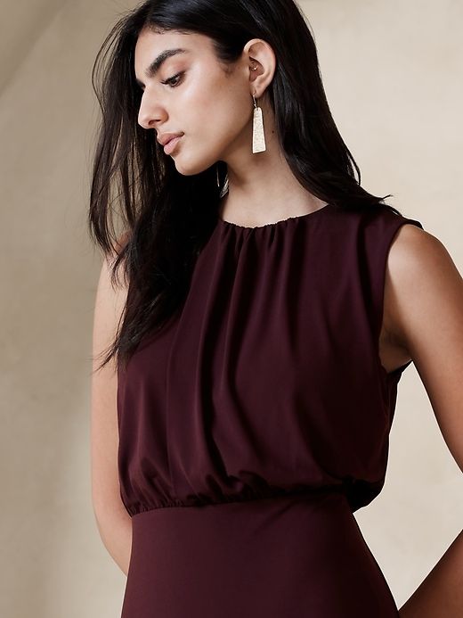 Aura Jersey Maxi Dress sold by Banana Republic product image thumbnail 3