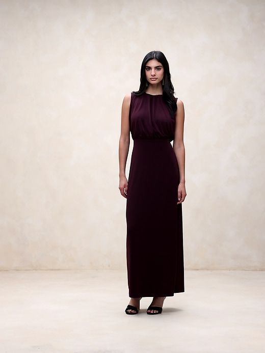 Aura Jersey Maxi Dress sold by Banana Republic product image thumbnail 5