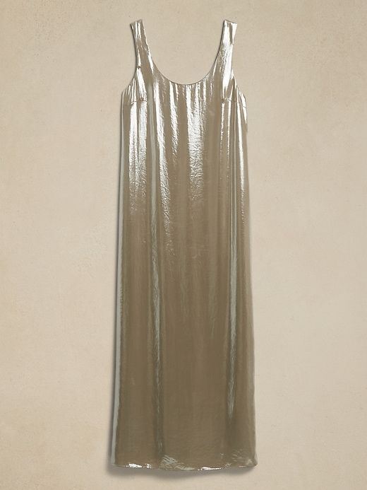 Maxime Metallic Maxi Dress sold by Banana Republic product image thumbnail 4